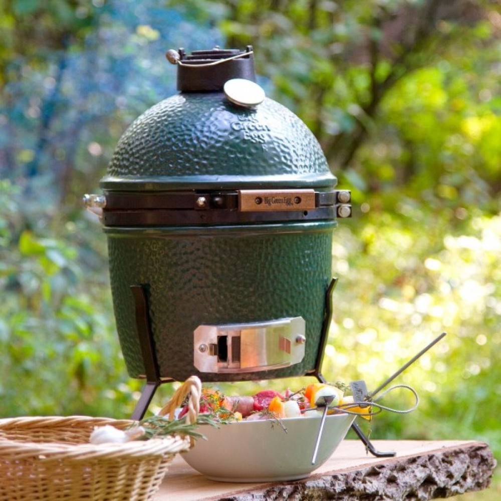 Керамический гриль Big Green Egg Mini купить в Краснодаре. Официальный  дилер Big Green Egg. Доставка по всей России